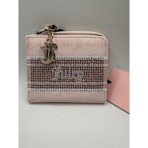 Juicy Couture Fashion Statement L Zip CC Powder Blush Wallet